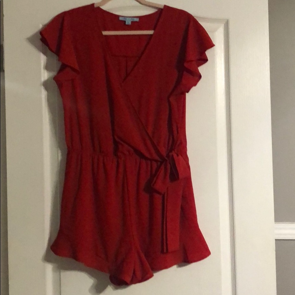 Boutique Red Romper
